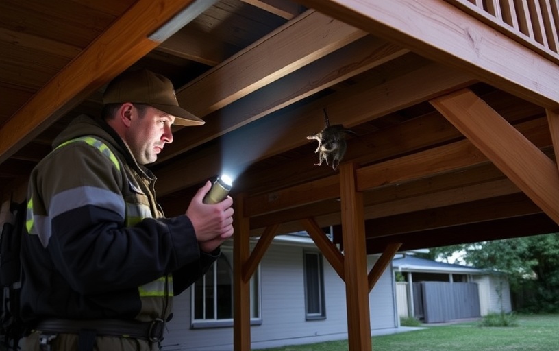 Under Deck Possum Removal in Maribyrnong